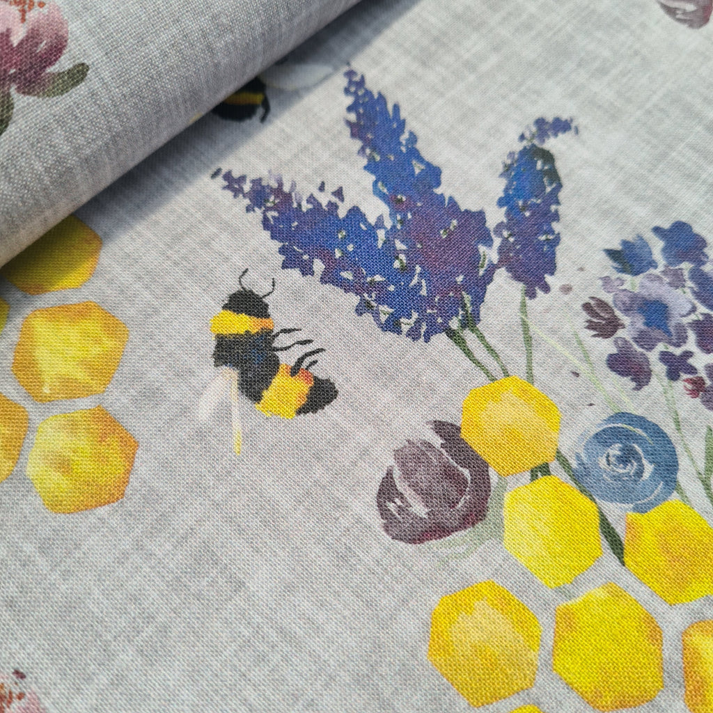 Lilac Bees Fabric