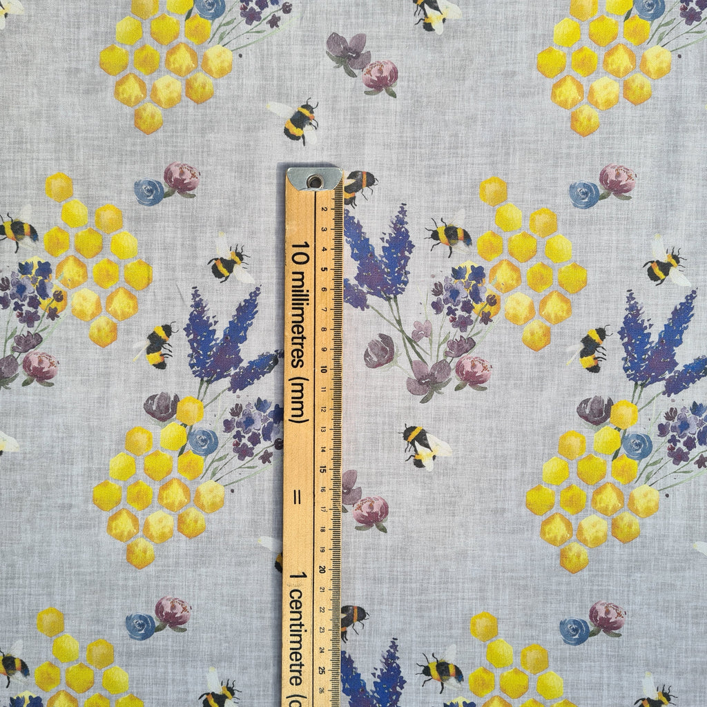 Lilac Bees Fabric