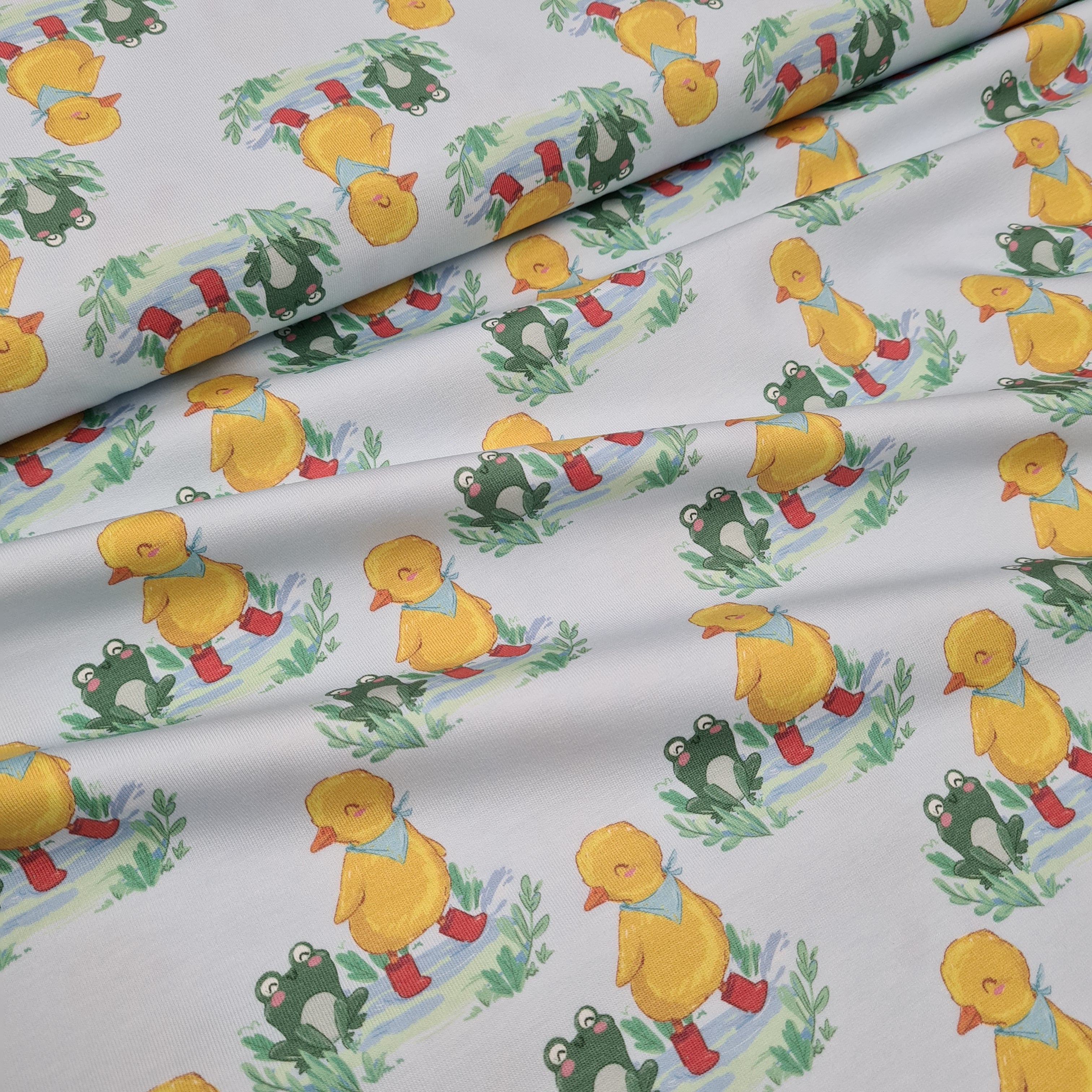 Ducks fabric for Outdoor Cushions, Dressmaking, Crafts – Custom Fabrics UK