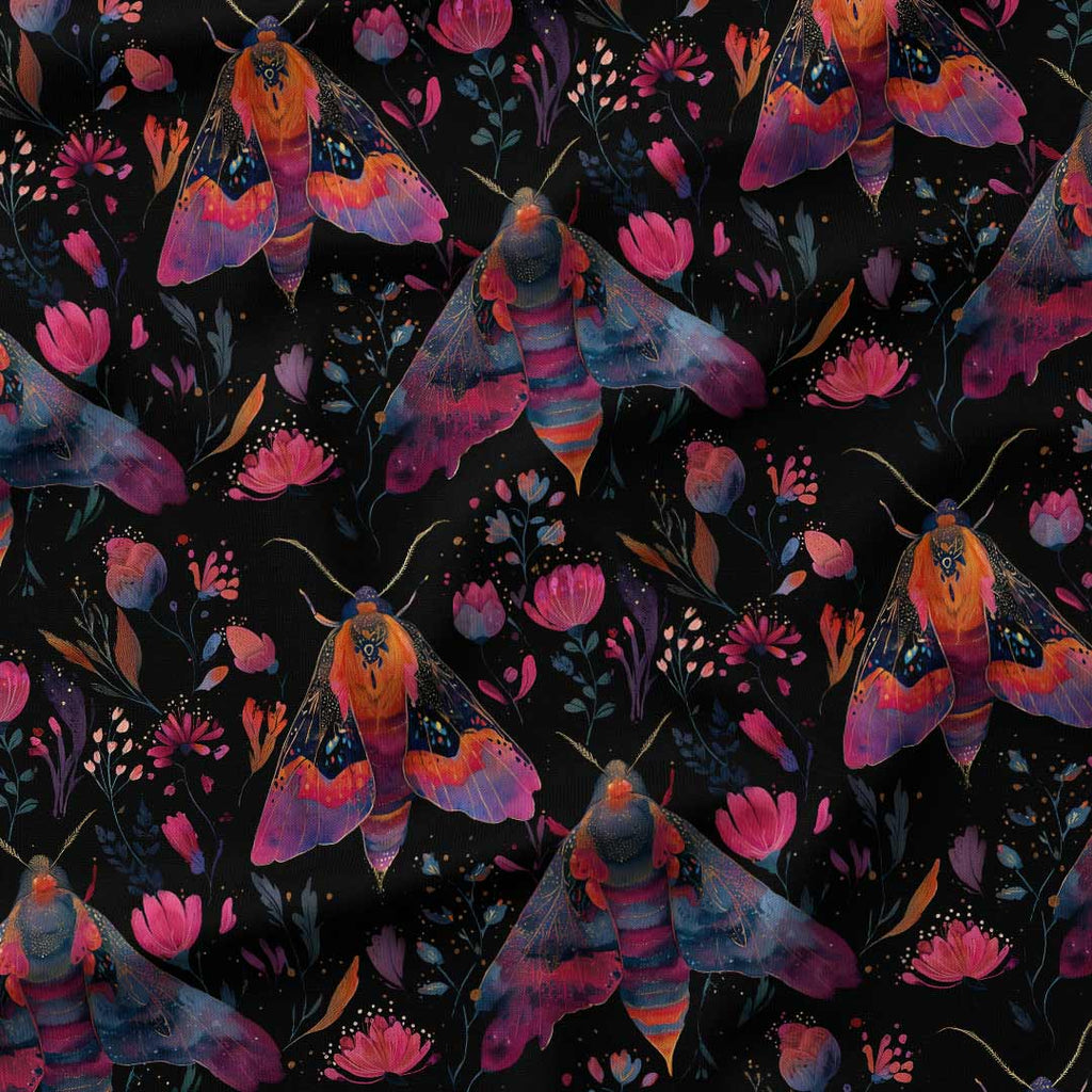 Magical Moths Fabric