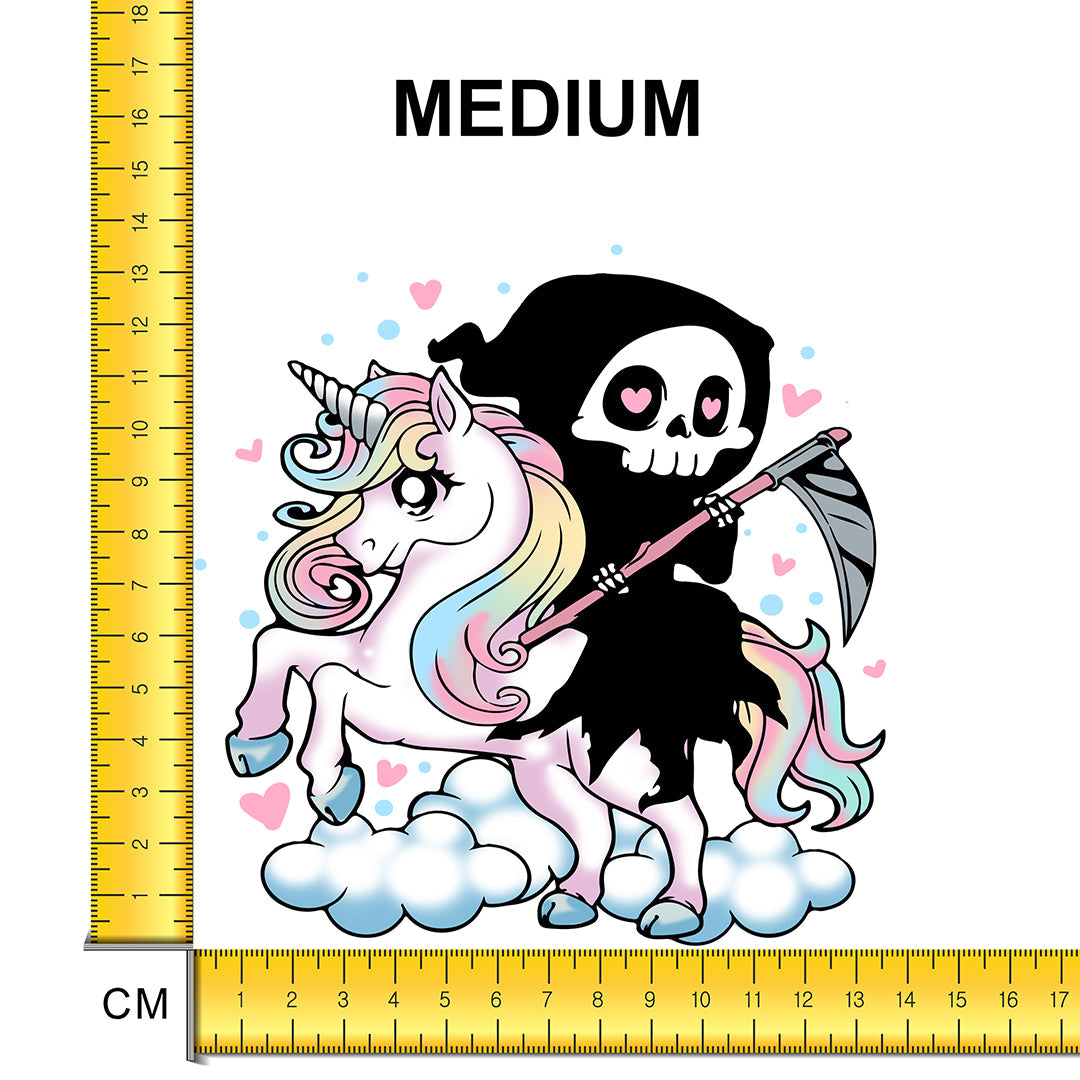 Magical Reaper Iron on Fabric Heat Transfer DTF-86