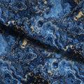 Marble Navy Fabric