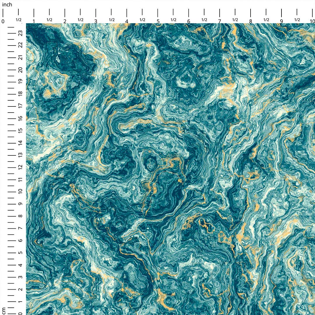 Marble Teal Fabric