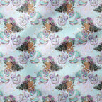 Mermaids Aqua Fabric