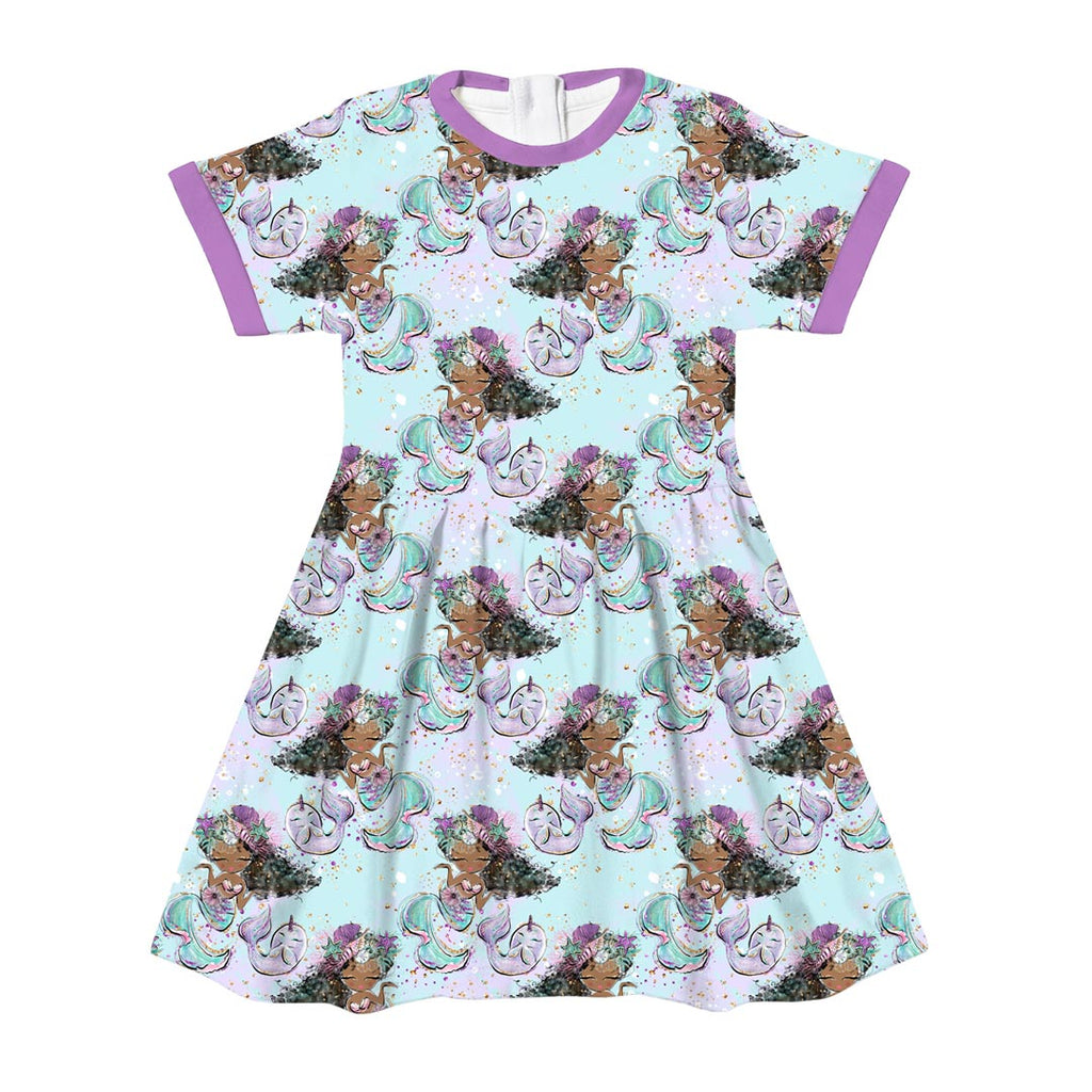 Mermaids Aqua Fabric