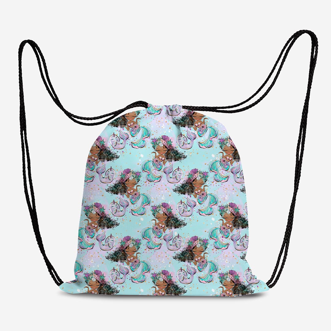 Mermaids Aqua Fabric