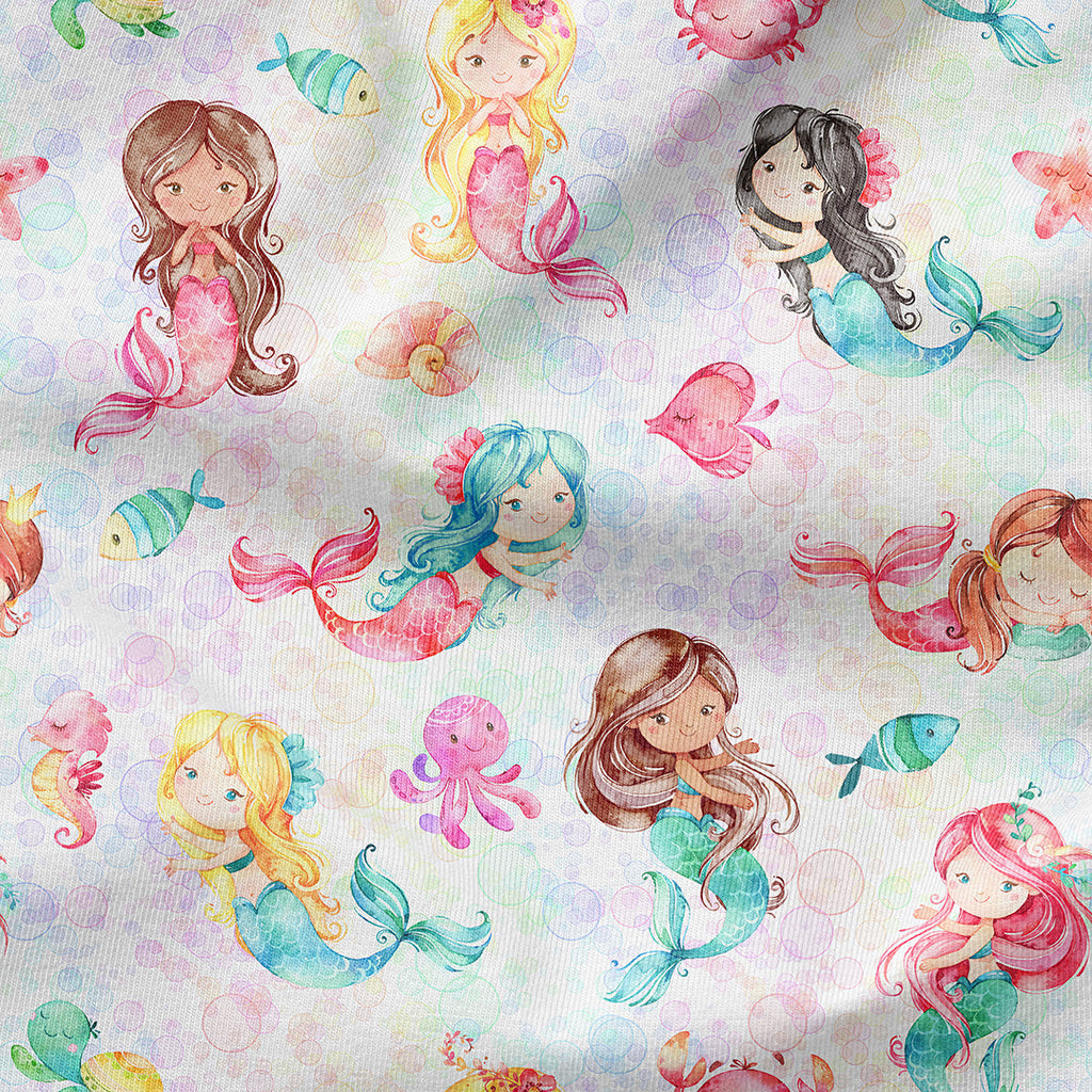 Mermaids and Friends Fabric