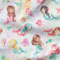 Mermaids and Friends Fabric