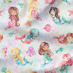 Mermaids and Friends Fabric