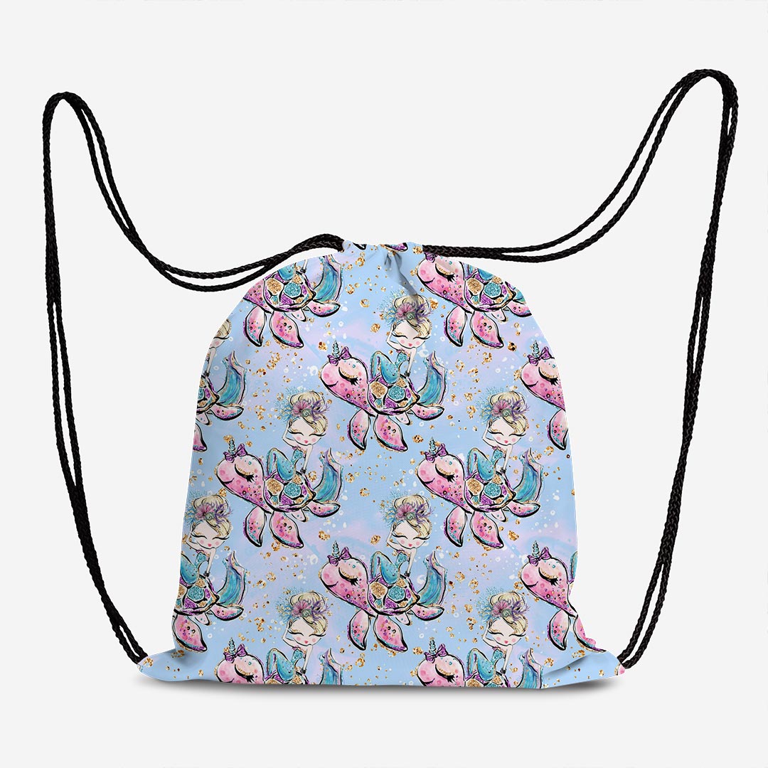 Mermaids Blue Fabric