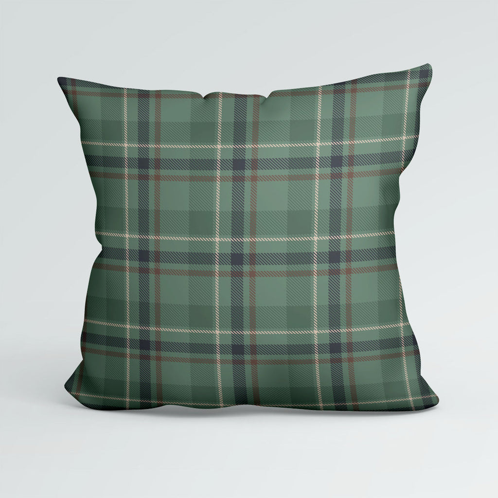 Military Green Plaid Fabric 1456