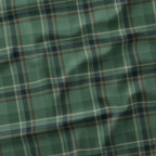 Military Green Plaid Fabric 1456