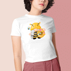 Miss Honey Gnome Iron on Fabric Heat Transfer DTF-103