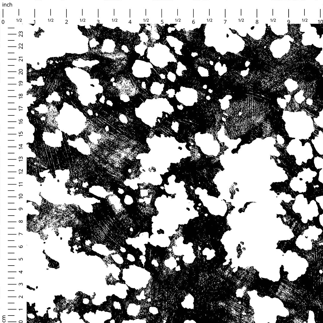 Mono Splatter Fabric