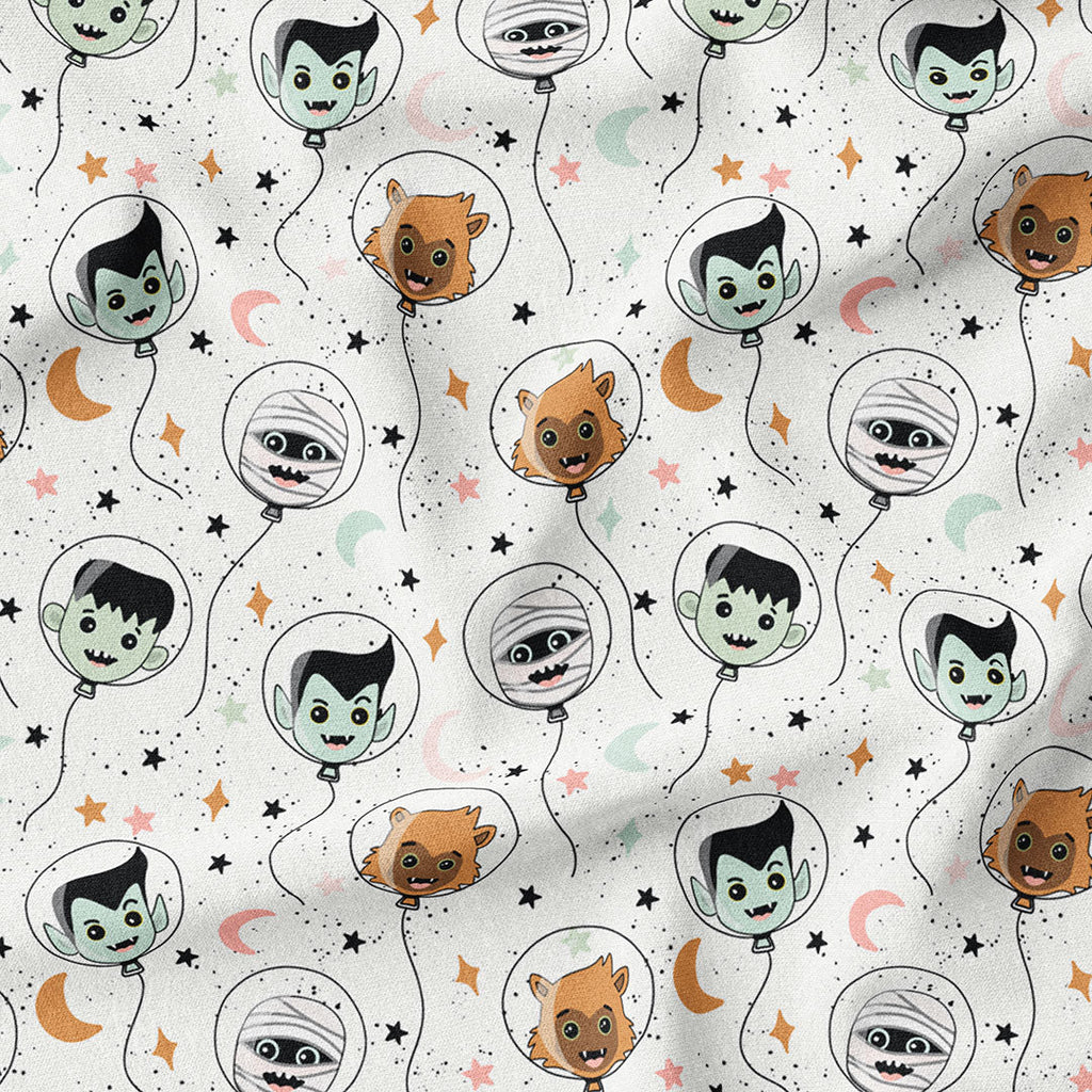Monster Balloons Fabric