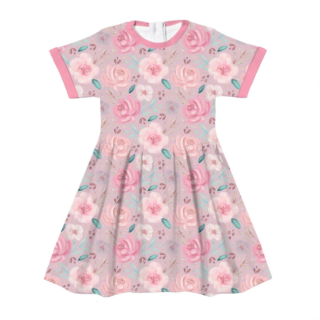 Mummy and Me Roses Beige Fabric