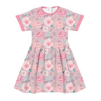 Mummy and Me Roses Beige Fabric