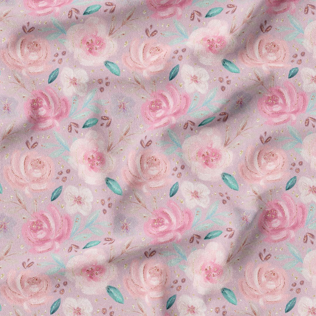Mummy and Me Roses Beige Fabric