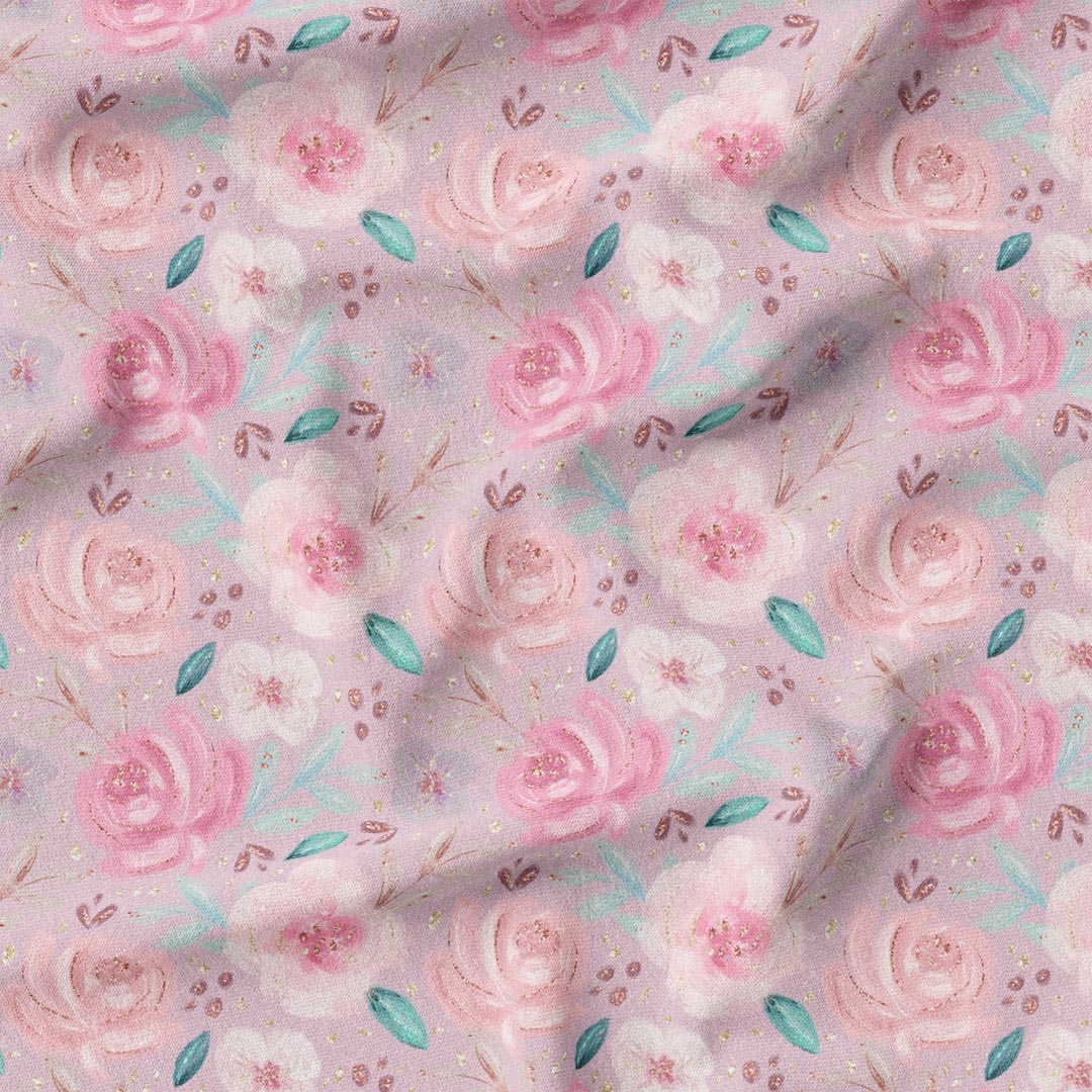 Mummy and Me Roses Beige Fabric