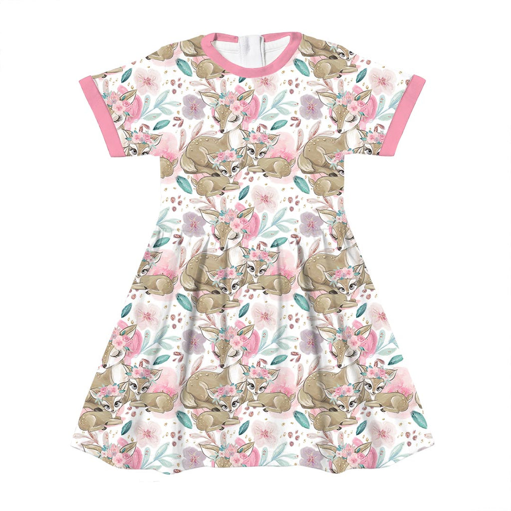 Mummy and Me White Fabric