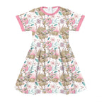 Mummy and Me White Fabric