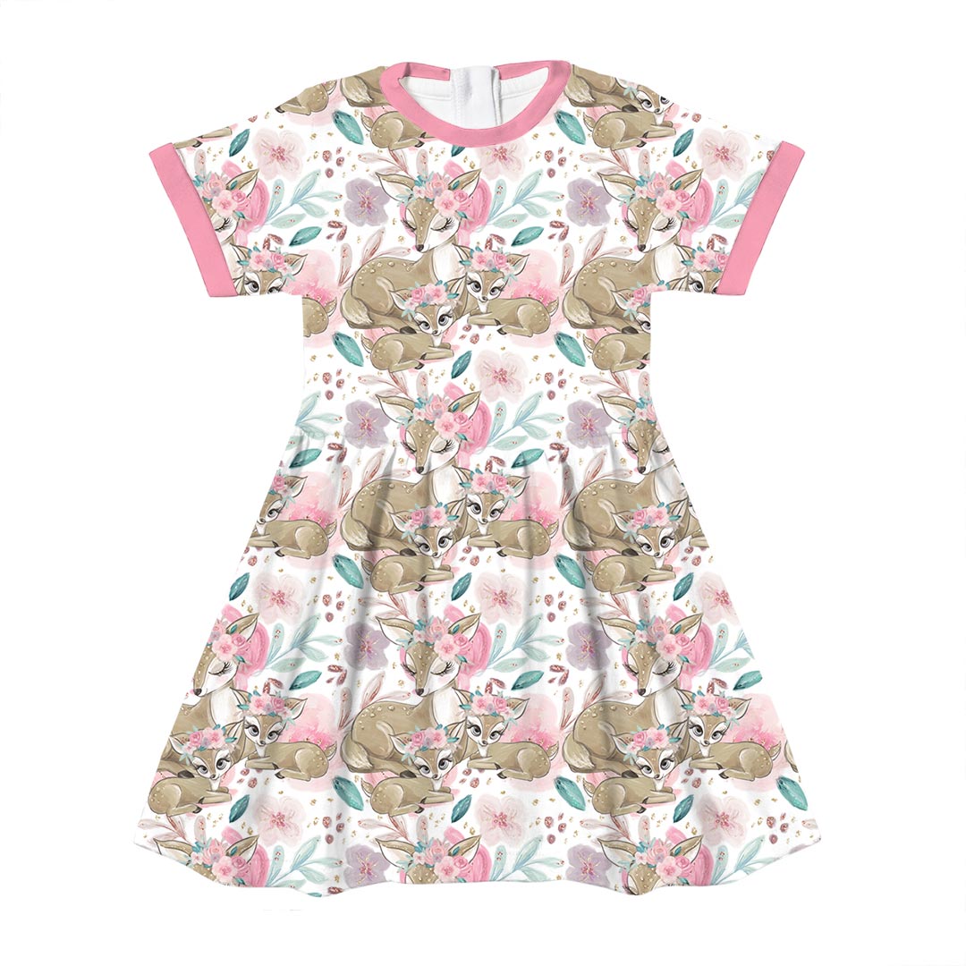Mummy and Me White Fabric