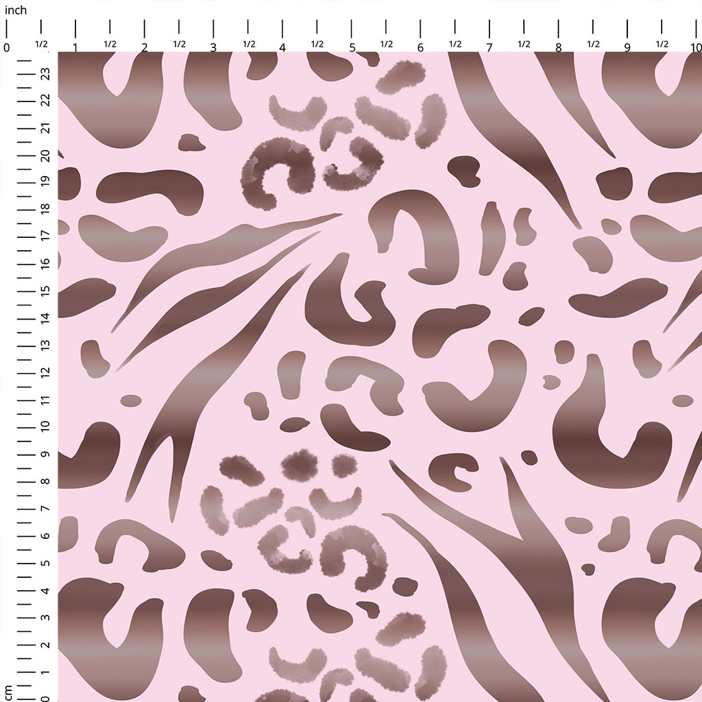 Nude Animal Print Fabric