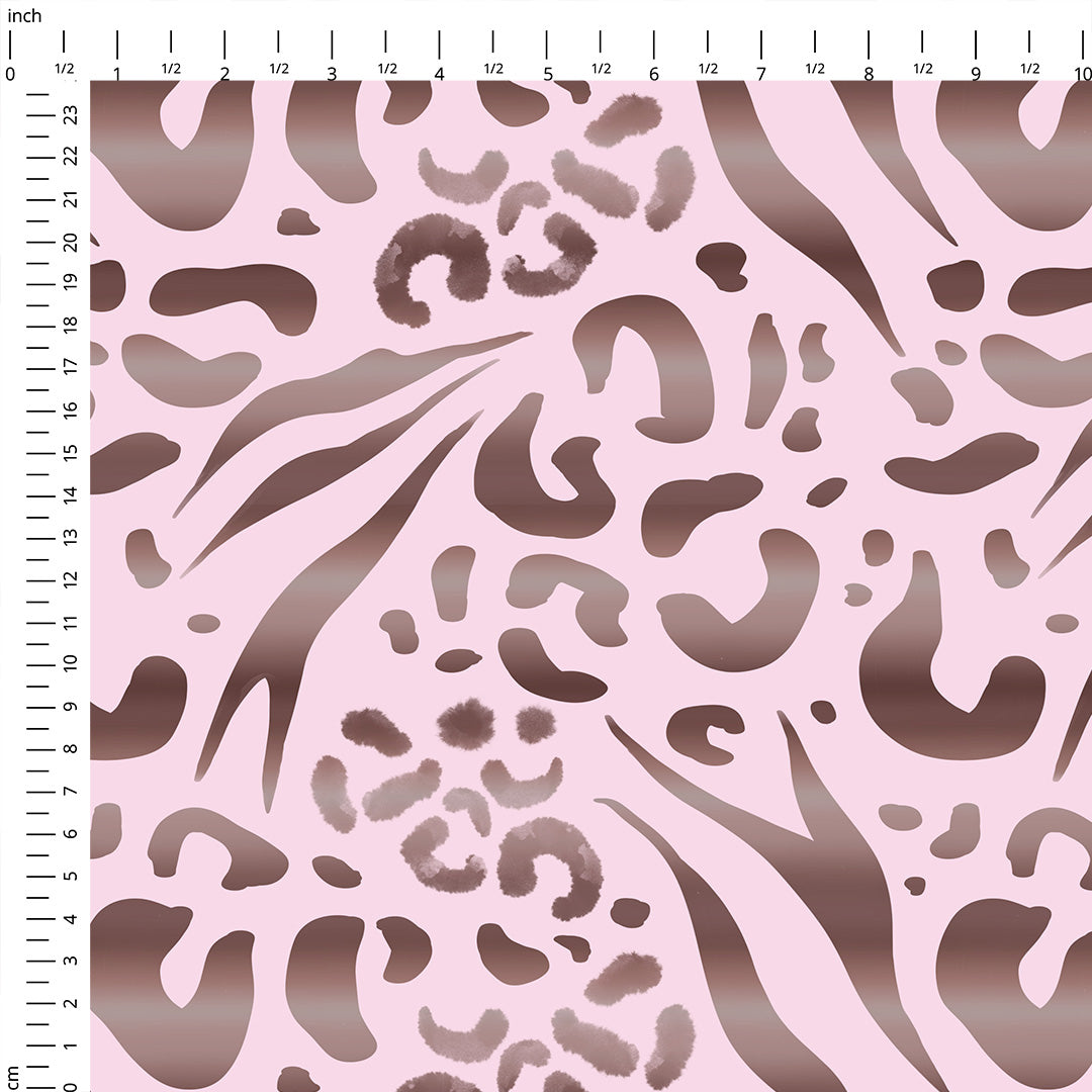 Nude Animal Print Fabric