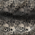 Ombre Glitter Skulls Fabric