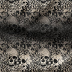 Ombre Glitter Skulls Fabric
