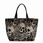 Ombre Glitter Skulls Fabric