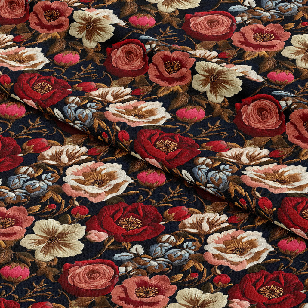 Opulent Floral Fabric
