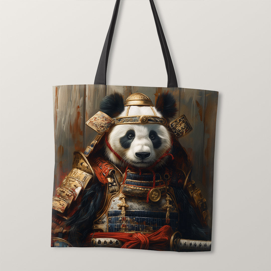 TOTE Fabric Bag Panel Panda Samurai TP-286