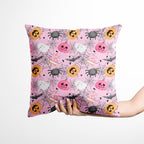 Pink Halloween Fabric