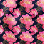 Pink Peonies Fabric