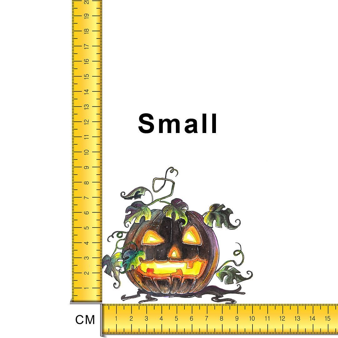 Pumpkin Iron on fabric heat transfer DTF-27