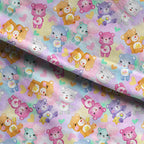Rainbow Bears Fabric