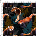 Red Pandas Fabric