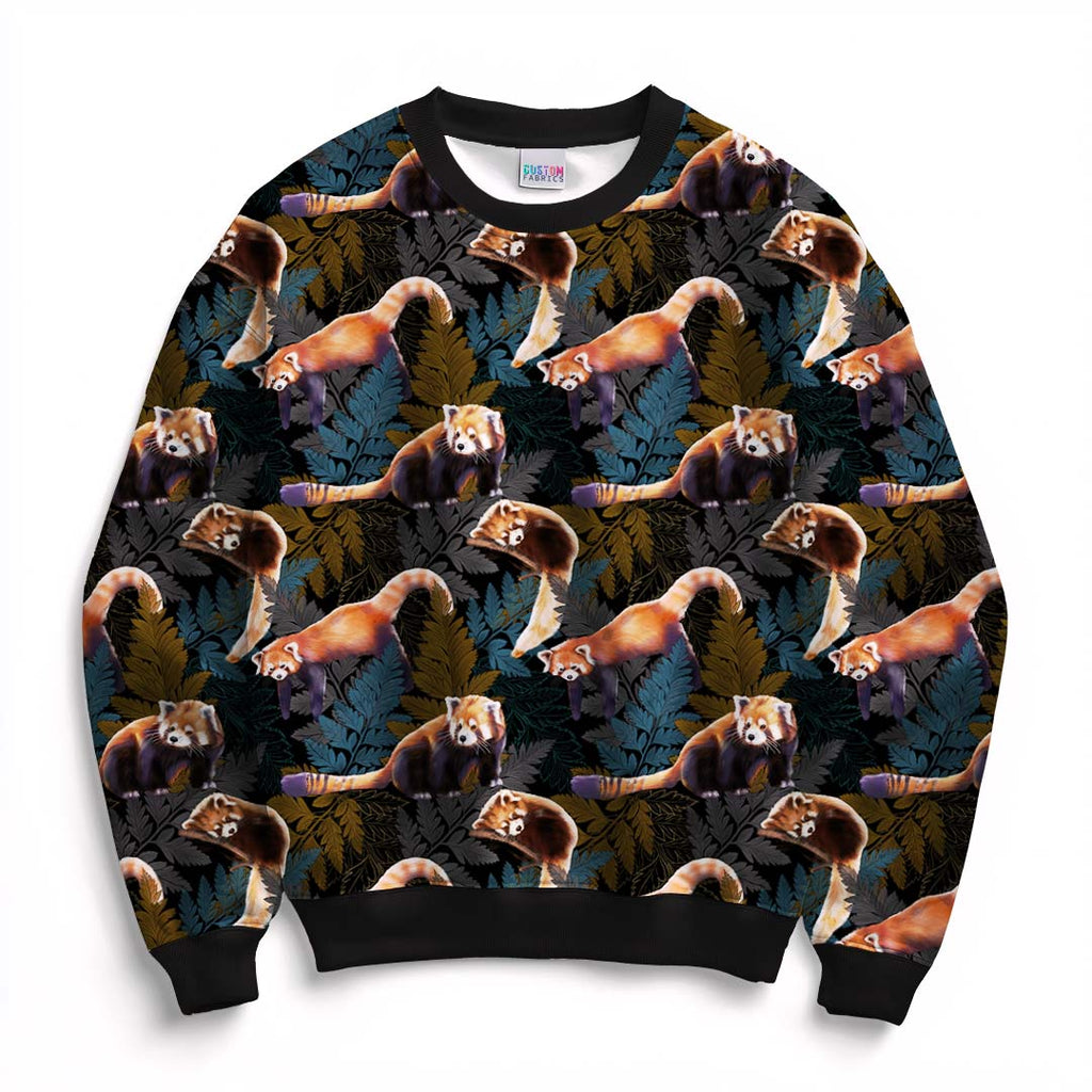 Red Pandas Fabric