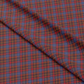 Aubergine Plaid Fabric 1432