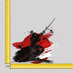 Samurai Iron on Fabric Heat Transfer DTF-204