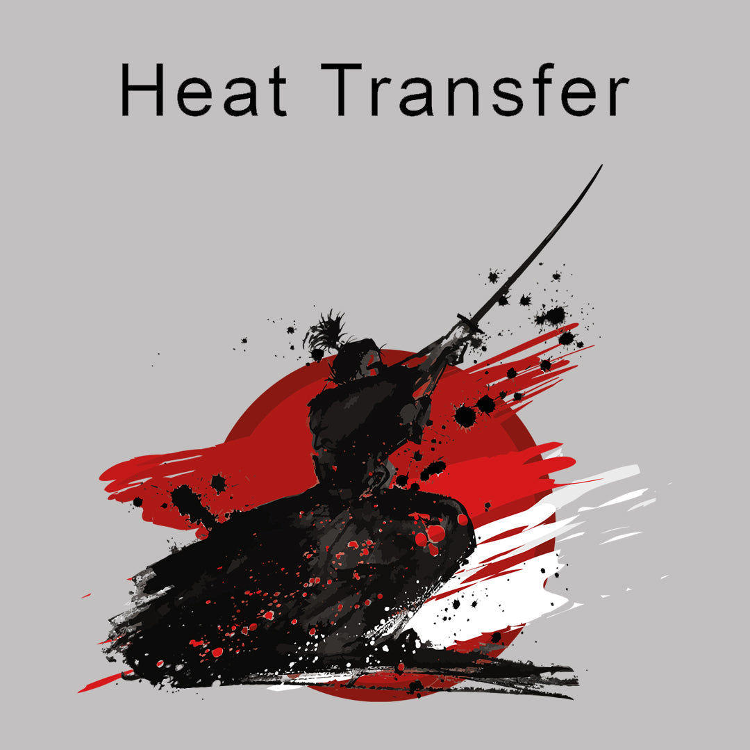 Samurai Iron on Fabric Heat Transfer DTF-204