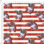 Santa Truck Fabric