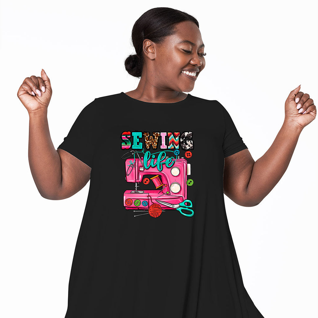 Sewing Life Iron on Fabric Heat Transfer DTF-182