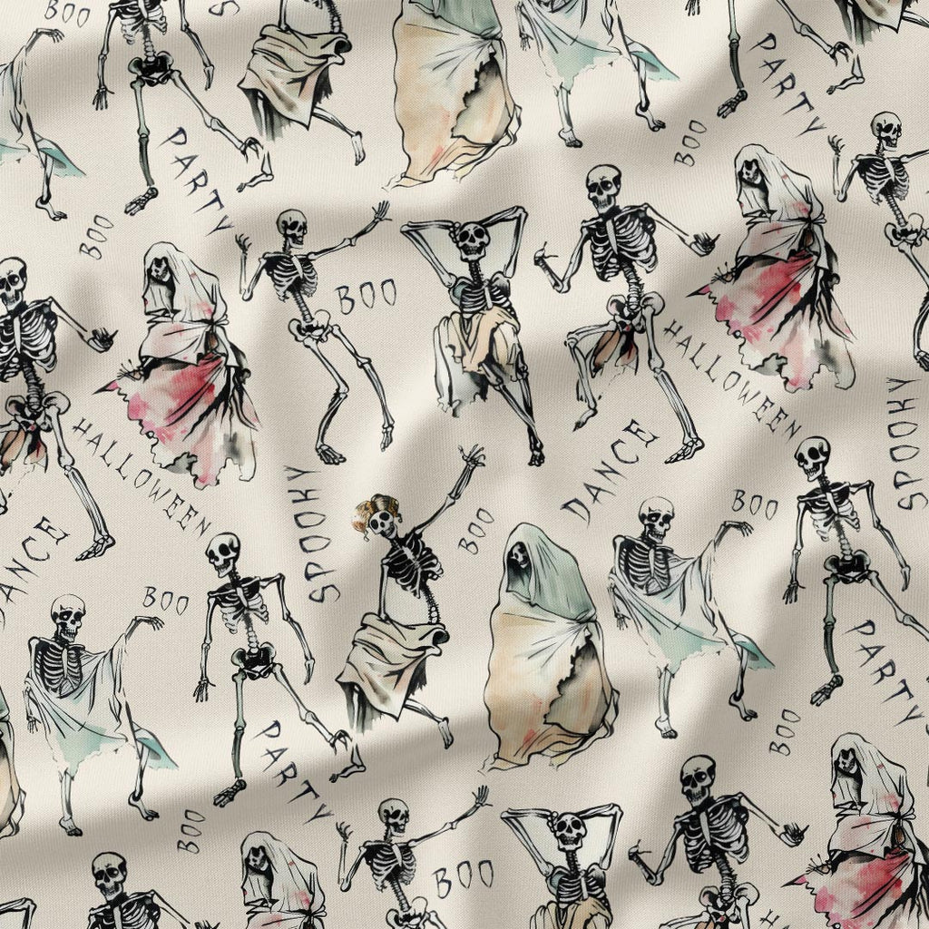 Skeleton Dance Fabric