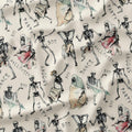 Skeleton Dance Fabric