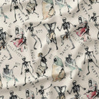 Skeleton Dance Fabric