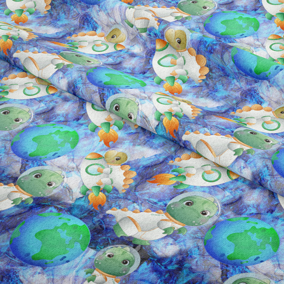 Space Dinos Fabric