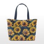 Sunflowers Navy Fabric
