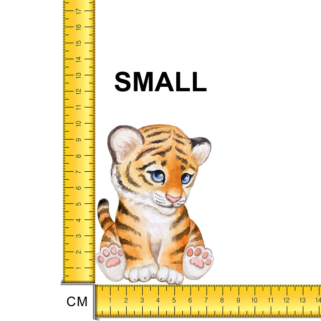 Tiger Cub Iron on fabric heat transfer DTF-76
